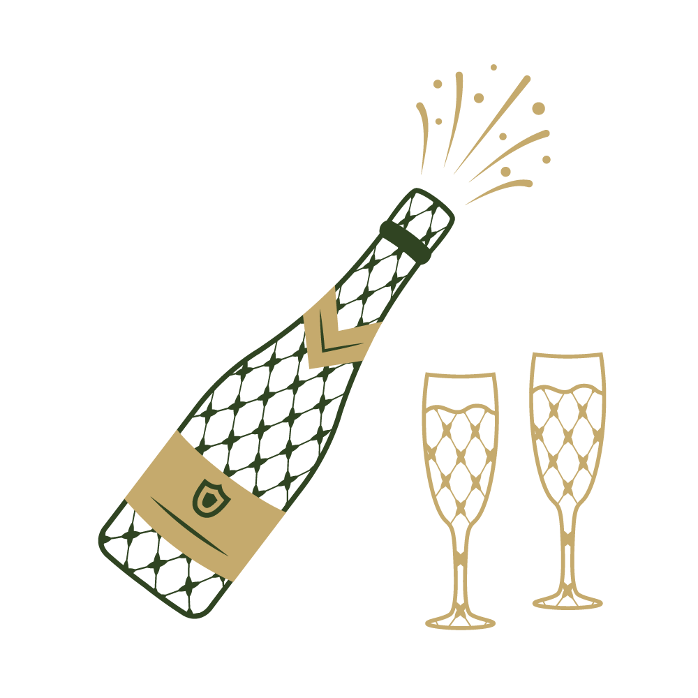 Chic Champagne Set for Embroidery