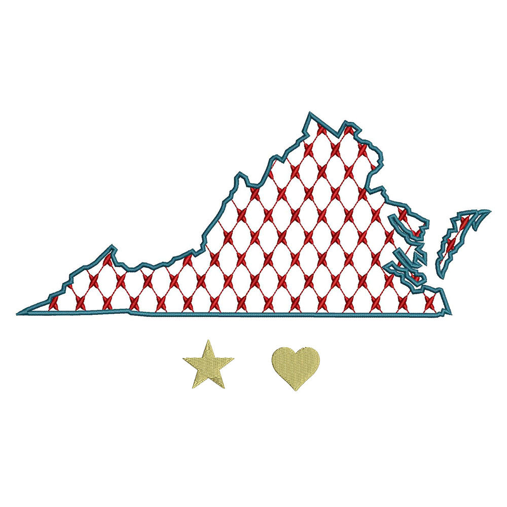 Chic Virginia for Embroidery