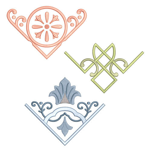 Columbus Corners Set I for Embroidery