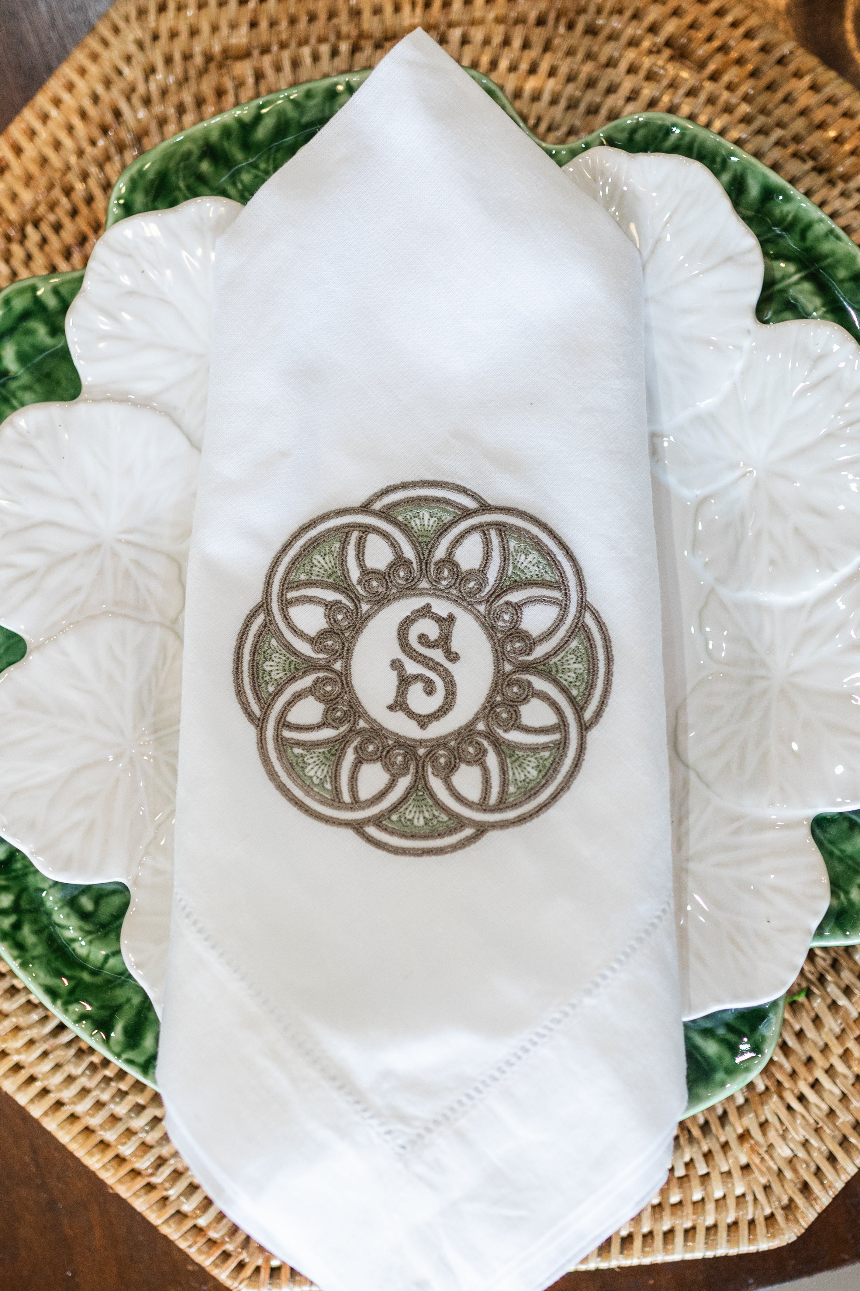 Cartouche Medallion for Embroidery