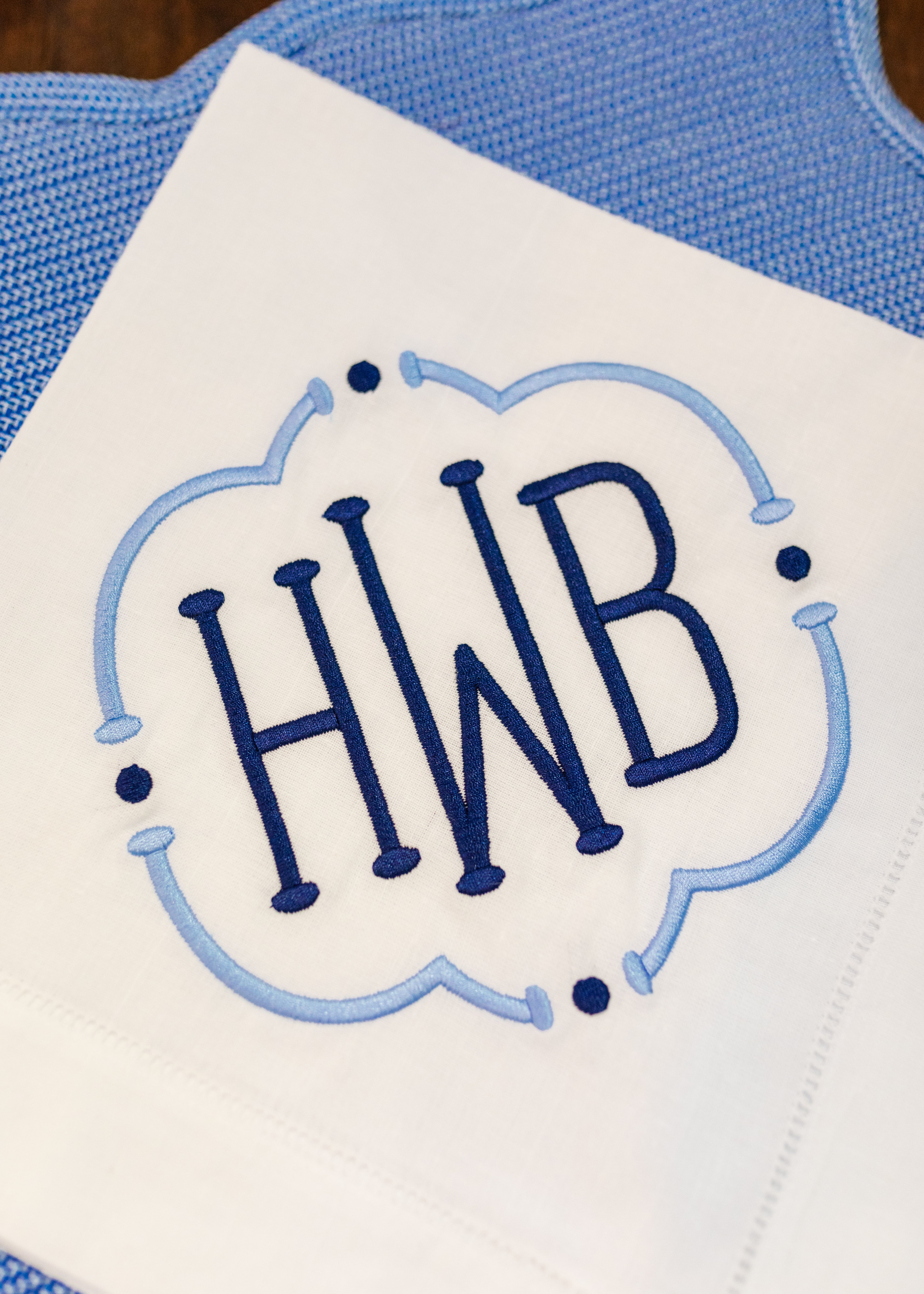 Monogram Court Font for Embroidery