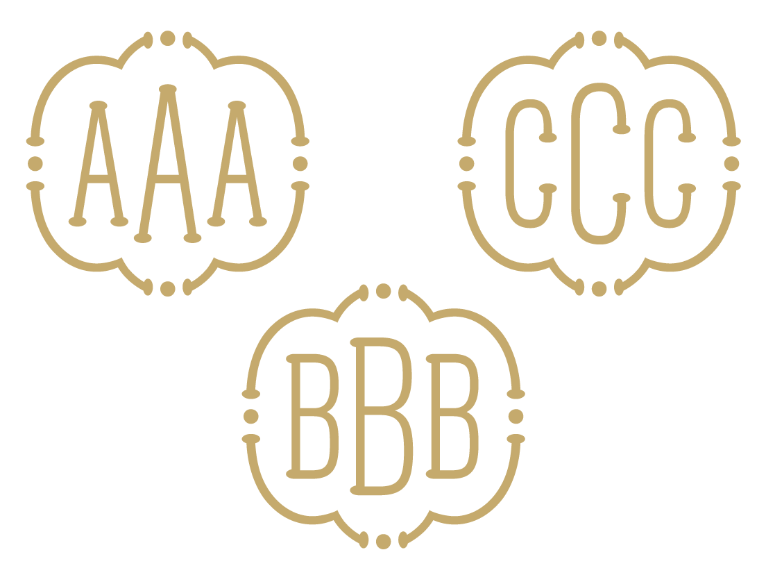 Monogram Court SVG Files