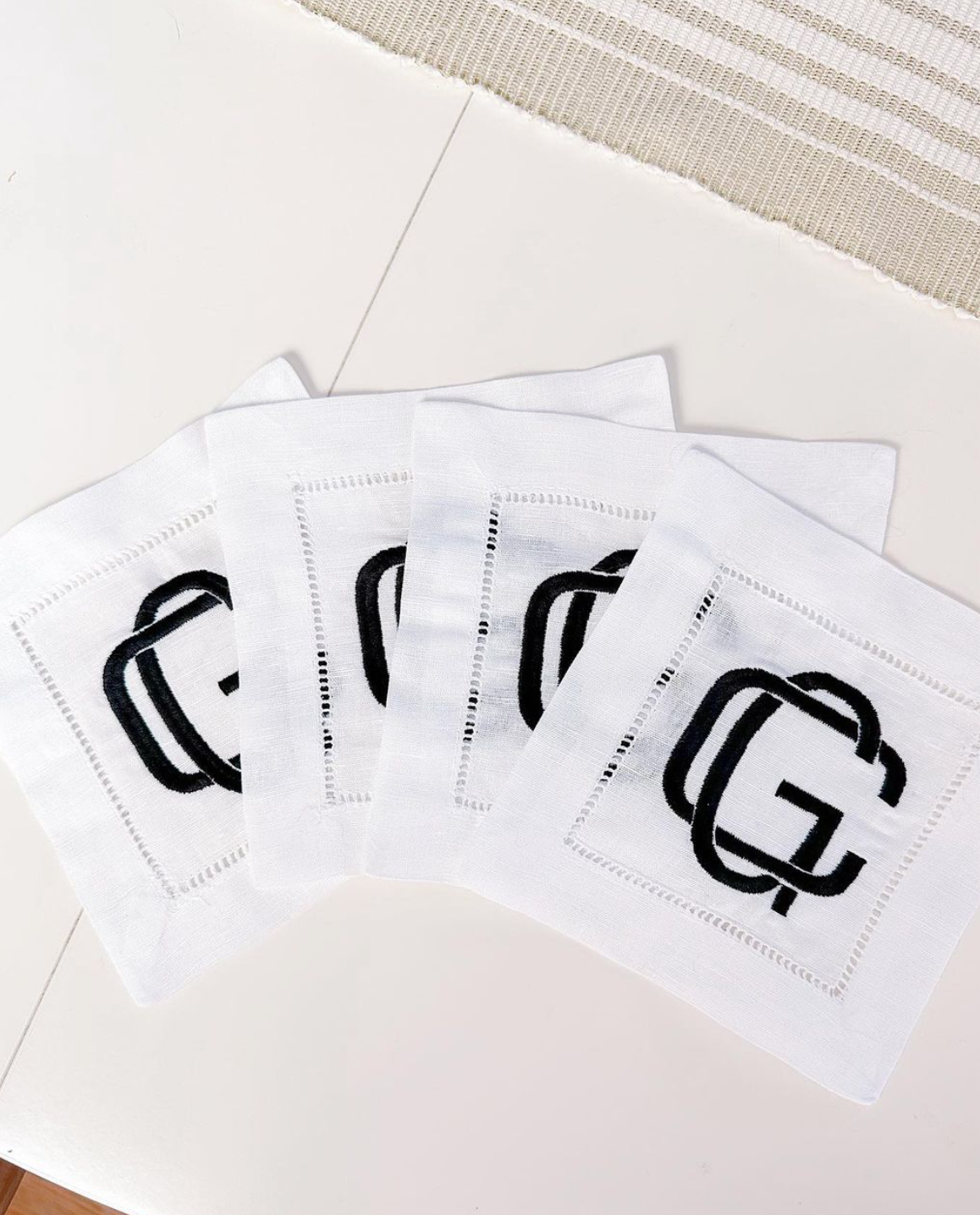 Monogram Block Font for Embroidery