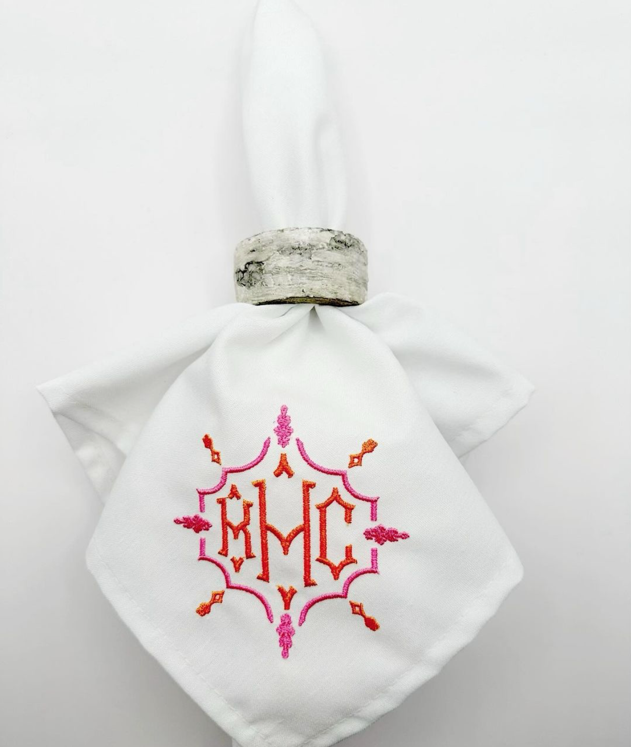 Monogram Chinoiserie Font for Embroidery
