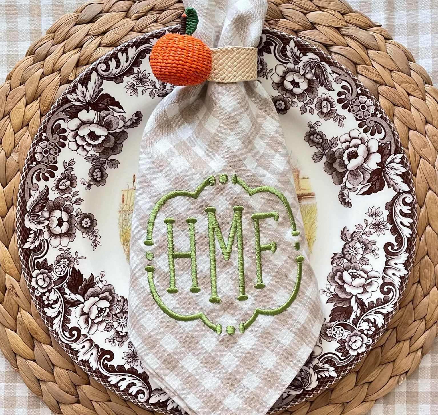 Monogram Court Font for Embroidery