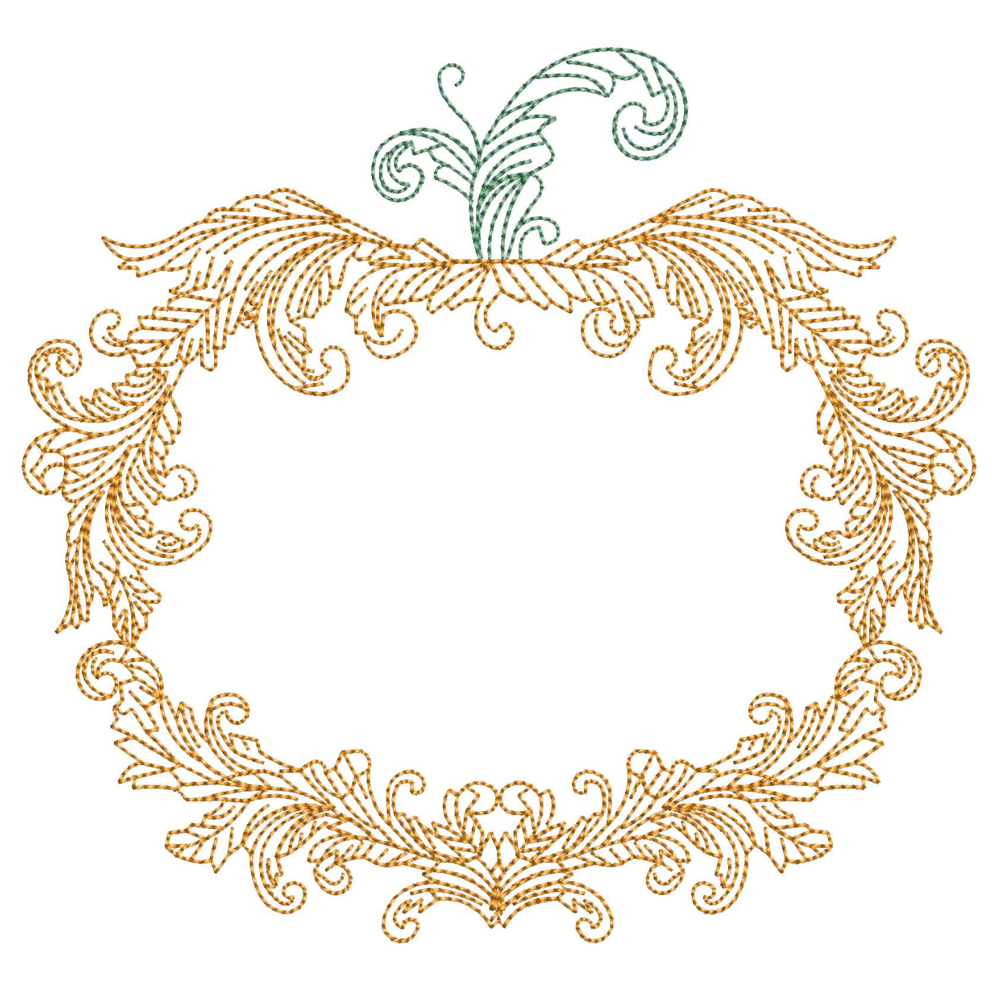 Grand Pumpkin for Embroidery