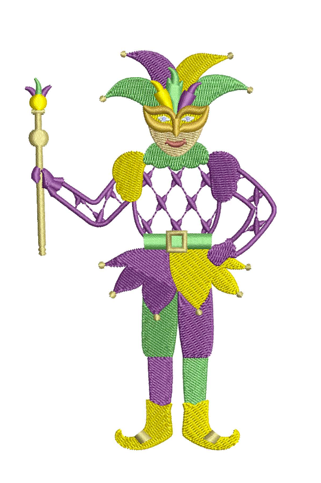 Chic Jester for Embroidery