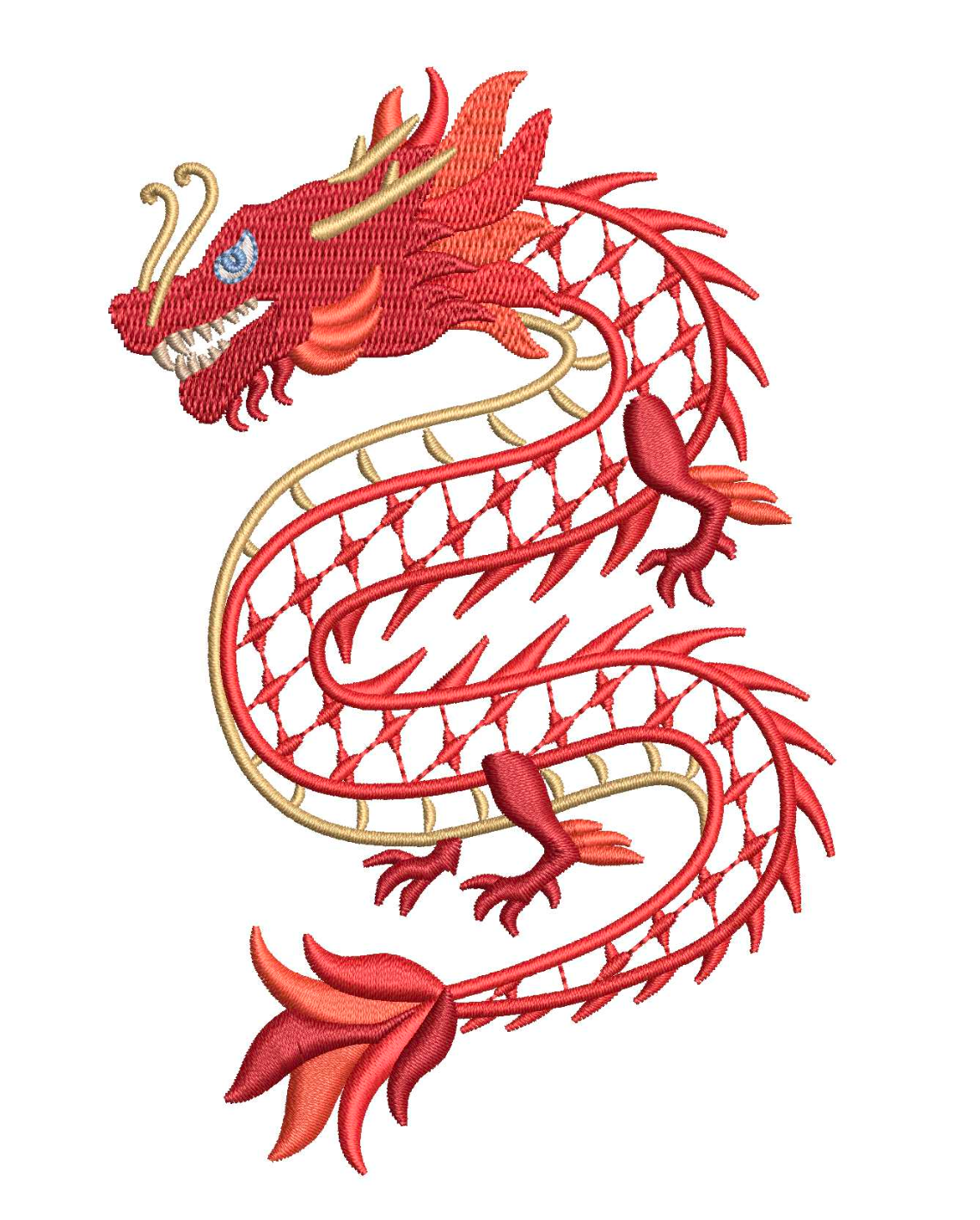 Chic Dragon for Embroidery