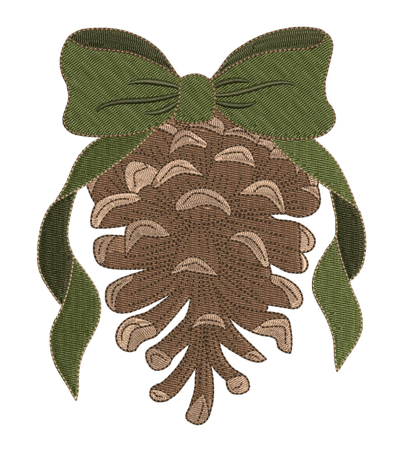 Pelham Pine Cone for Embroidery