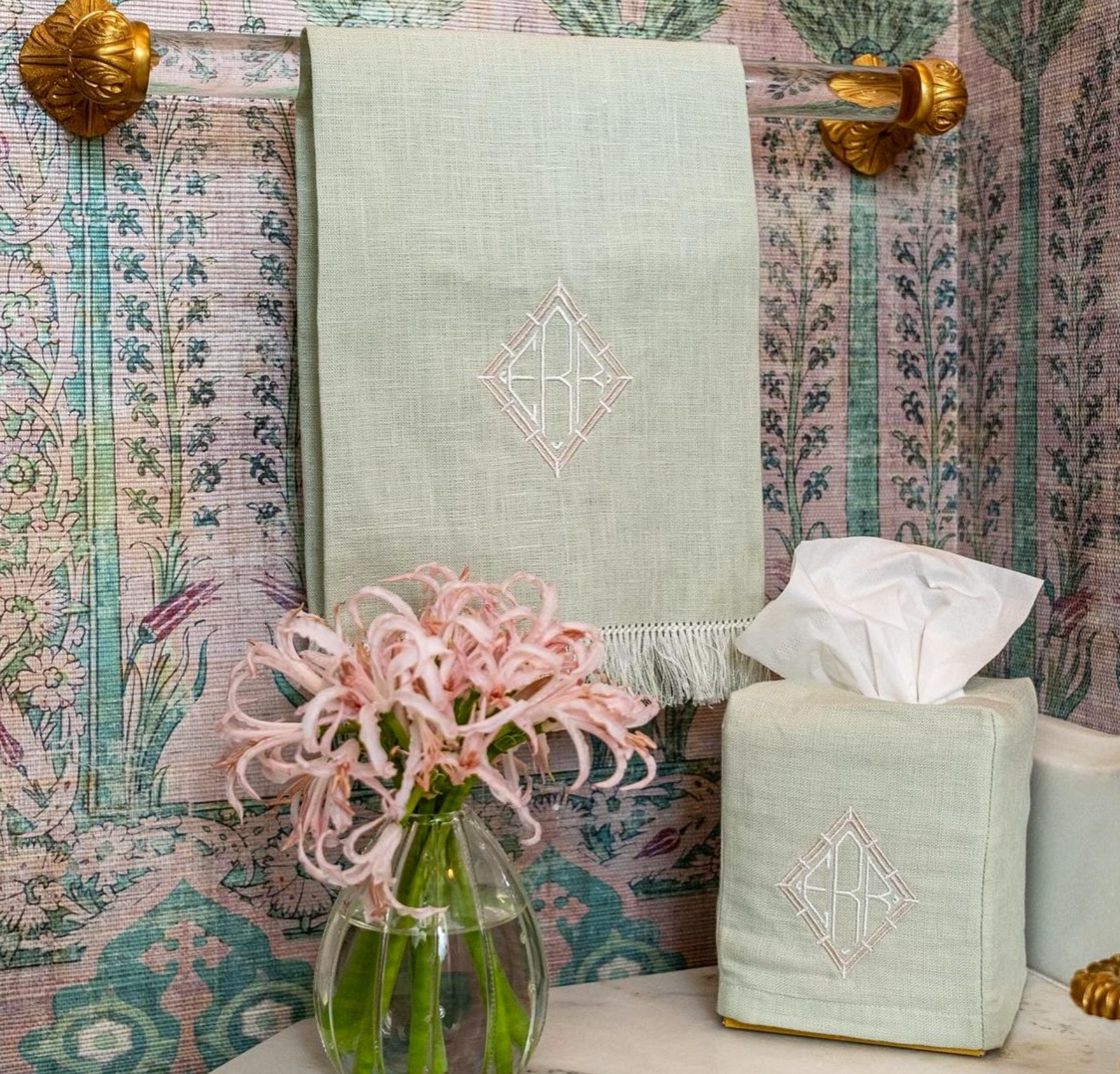 Monogram Diamond Font for Embroidery