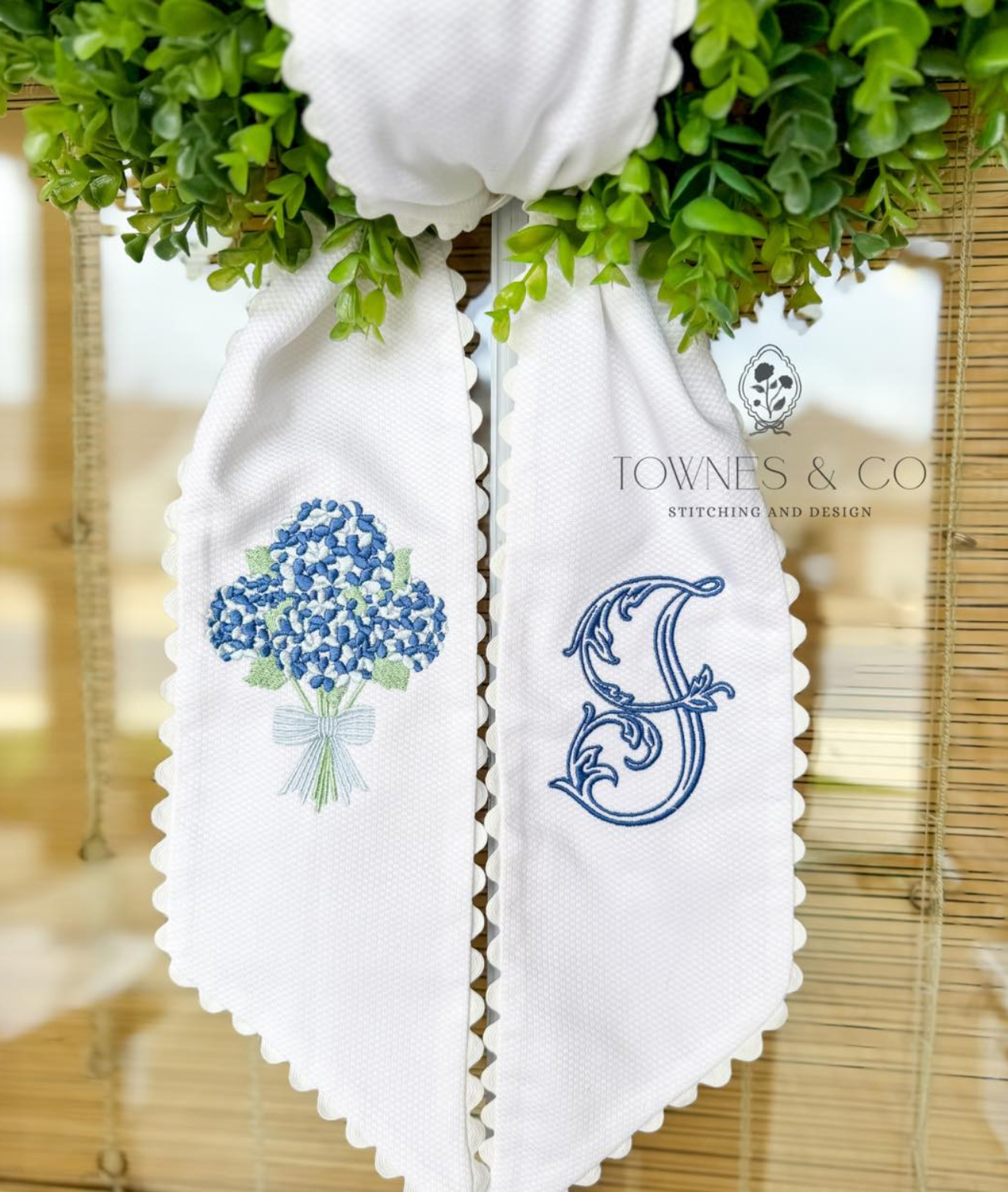 Hamilton Hydrangeas for Embroidery
