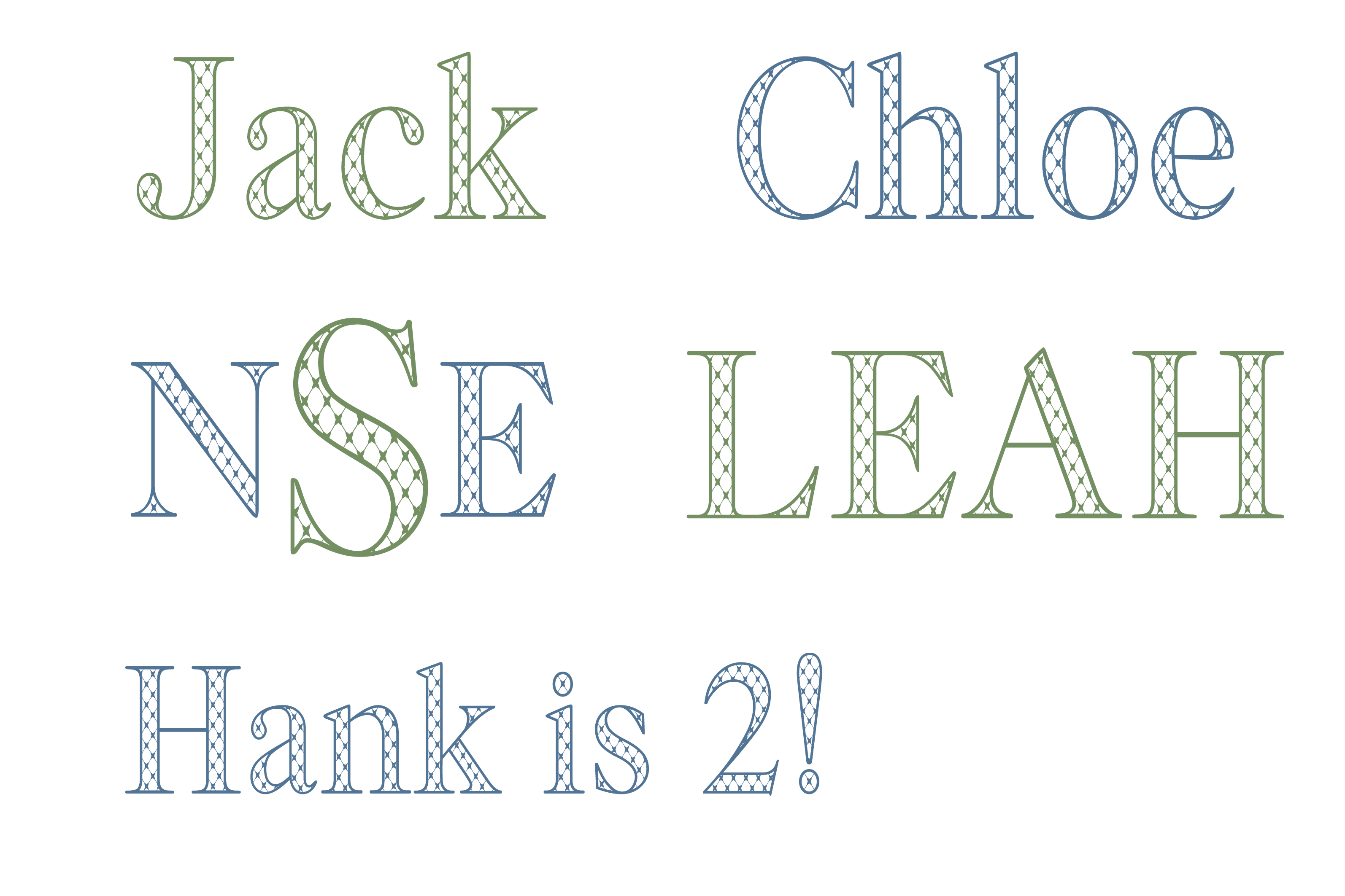 Single Chic Serif SVG Files