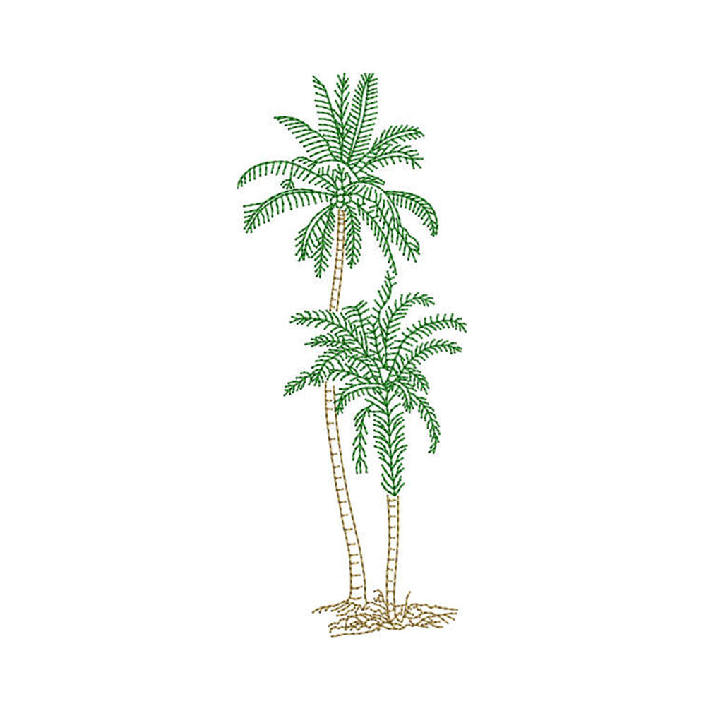 Beaufort Palms for Embroidery
