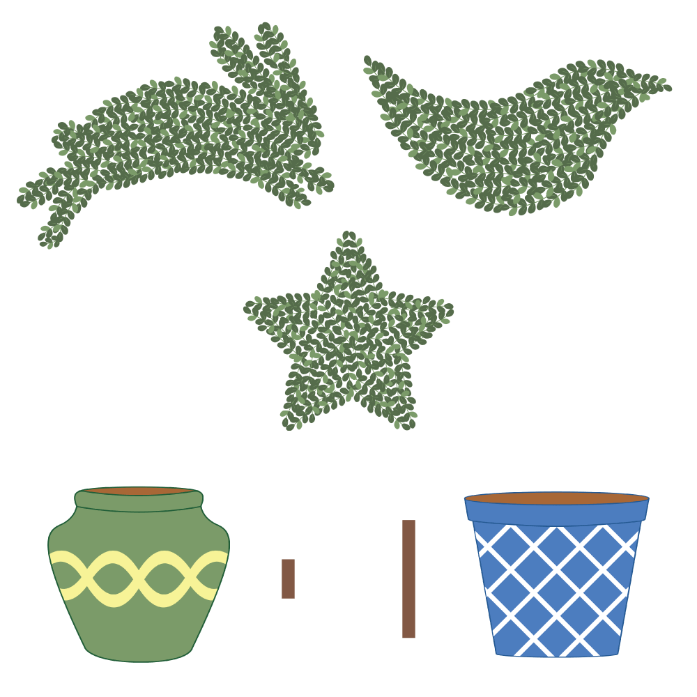 Build A Boxwood - Set II for Print