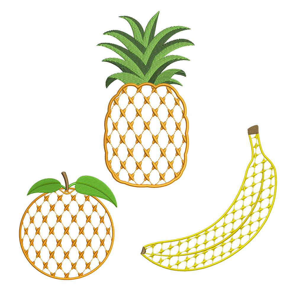 Chic Fruit Set II for Embroidery