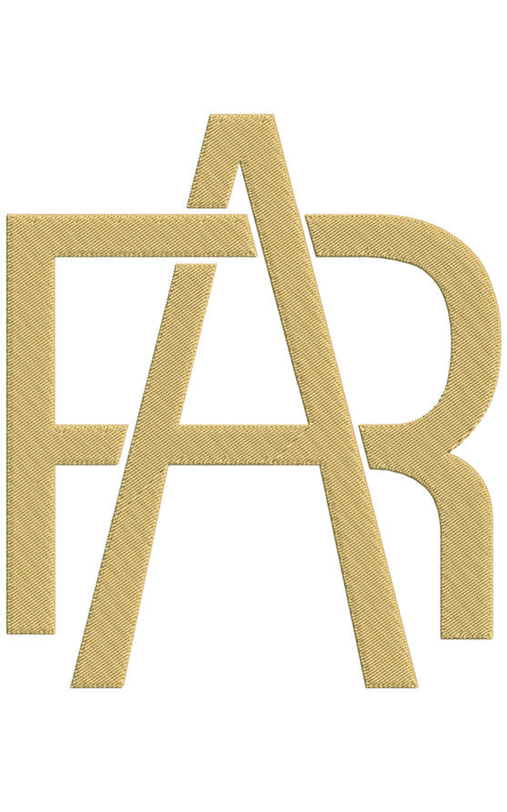 Monogram Block AR for Embroidery