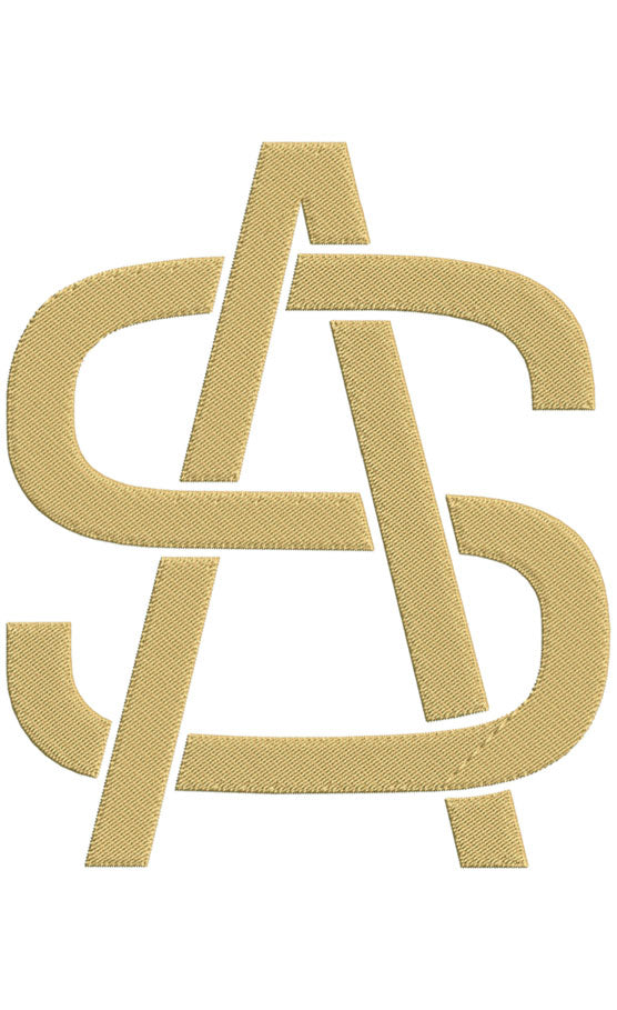 Monogram Block AS for Embroidery
