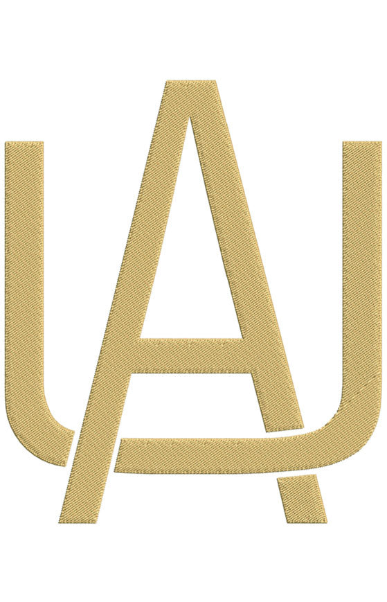 Monogram Block AU for Embroidery