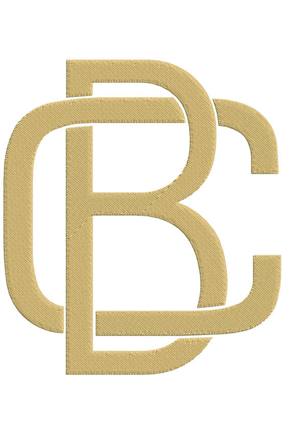 Monogram Block BC for Embroidery