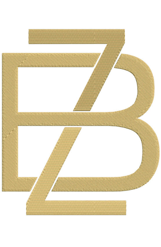Monogram Block BZ for Embroidery