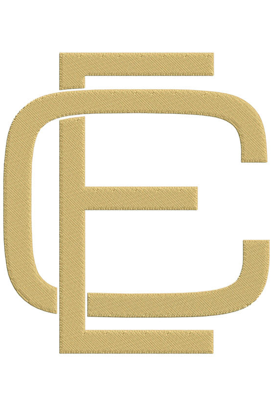 Monogram Block CE for Embroidery