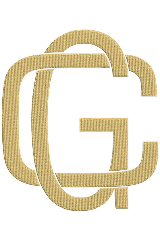 Monogram Block CG for Embroidery