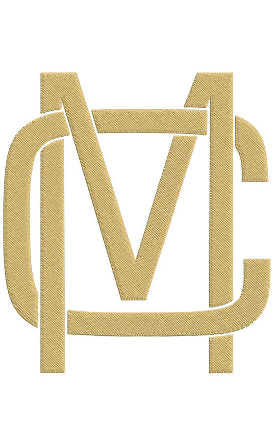 Monogram Block CM for Embroidery