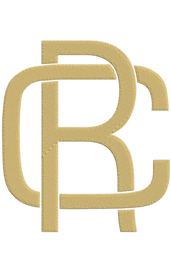 Monogram Block CR for Embroidery