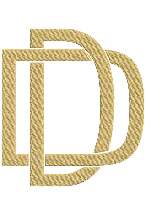 Monogram Block DD for Embroidery