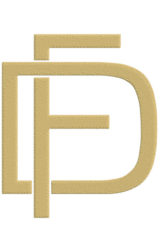 Monogram Block DF for Embroidery