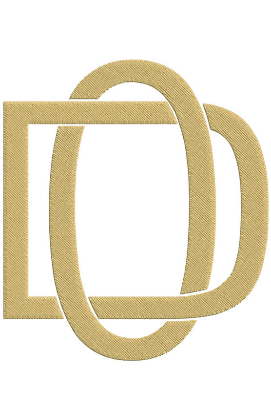 Monogram Block DO for Embroidery