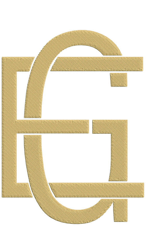 Monogram Block EG for Embroidery