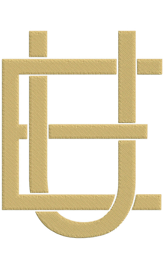 Monogram Block EU for Embroidery