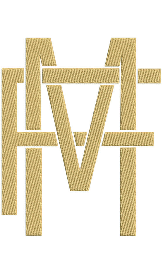 Monogram Block FM for Embroidery