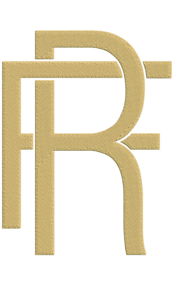 Monogram Block FR for Embroidery