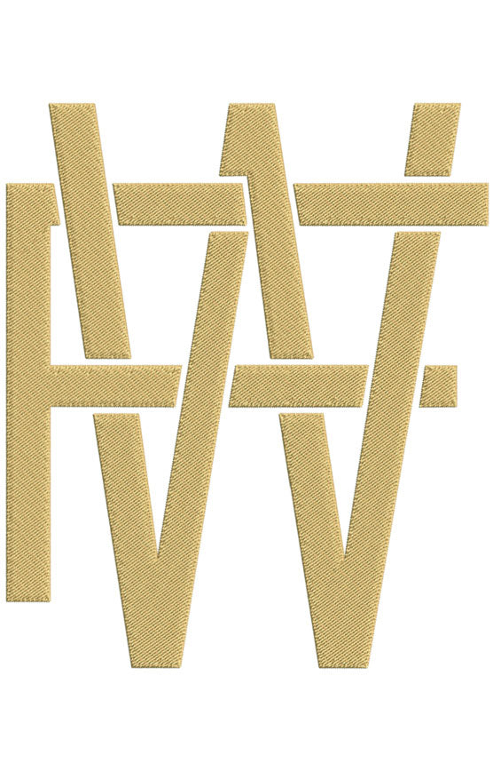 Monogram Block FW for Embroidery