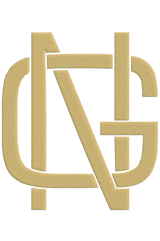 Monogram Block GN for Embroidery