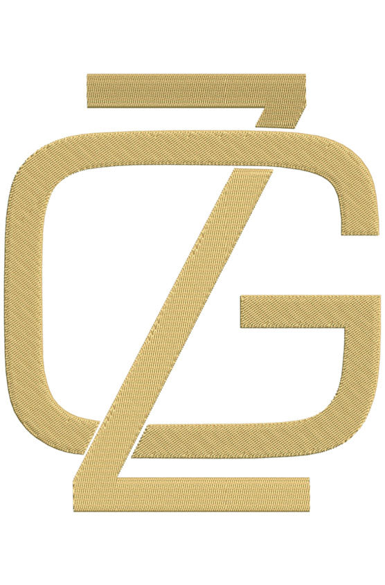 Monogram Block GZ for Embroidery