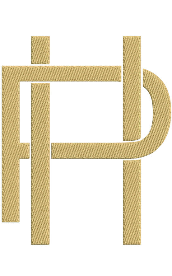 Monogram Block HP for Embroidery