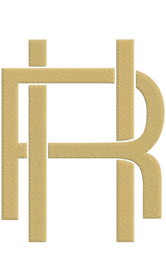 Monogram Block HR for Embroidery