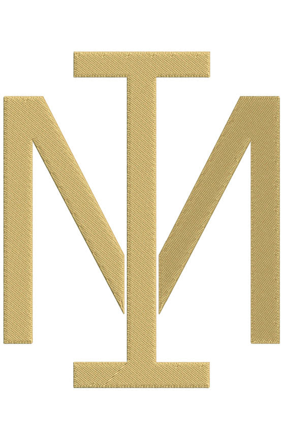 Monogram Block IM for Embroidery