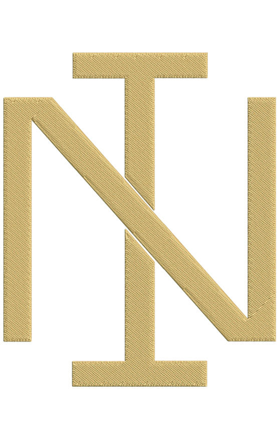 Monogram Block IN for Embroidery