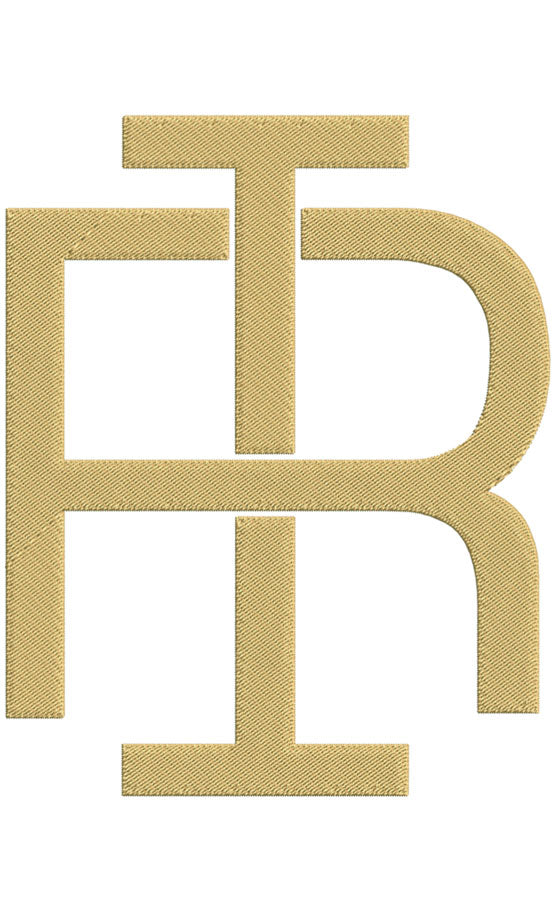 Monogram Block IR for Embroidery