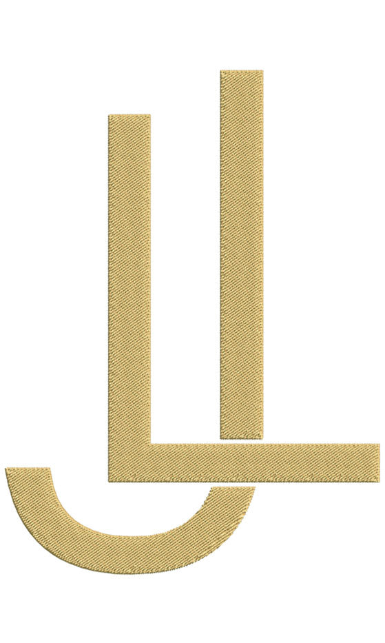 Monogram Block JL for Embroidery