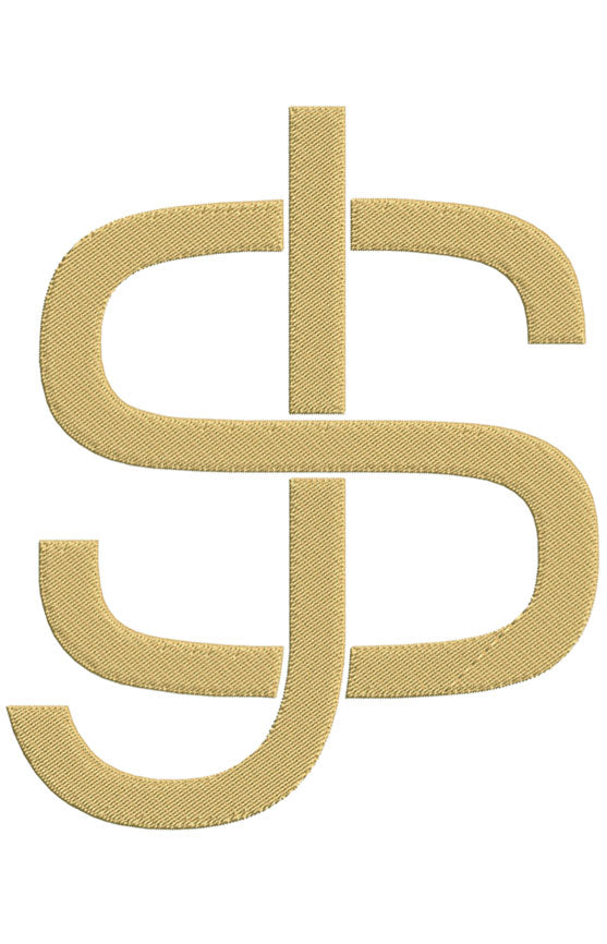 Monogram Block JS for Embroidery