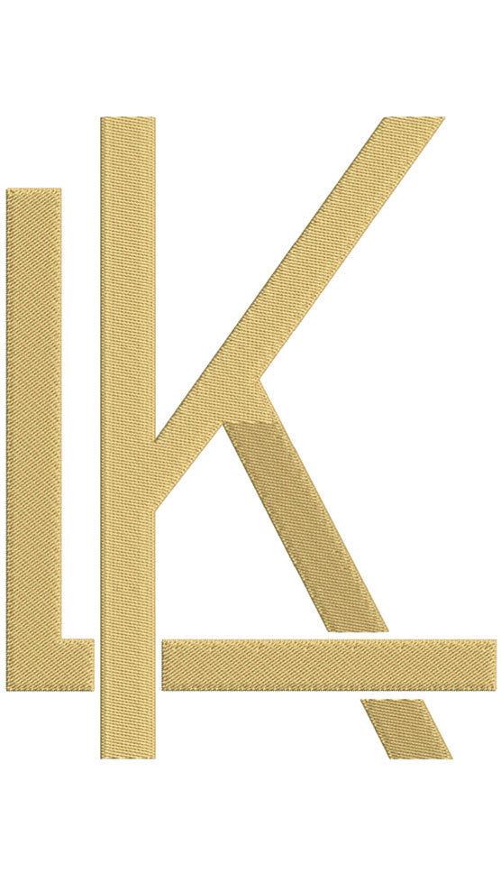 Monogram Block KL for Embroidery