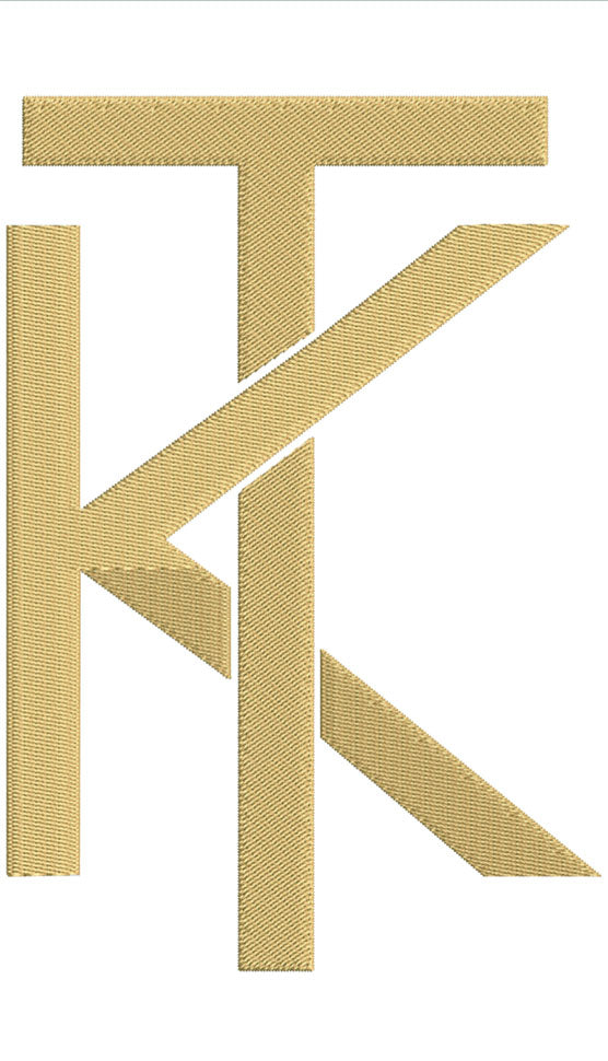 Monogram Block KT for Embroidery