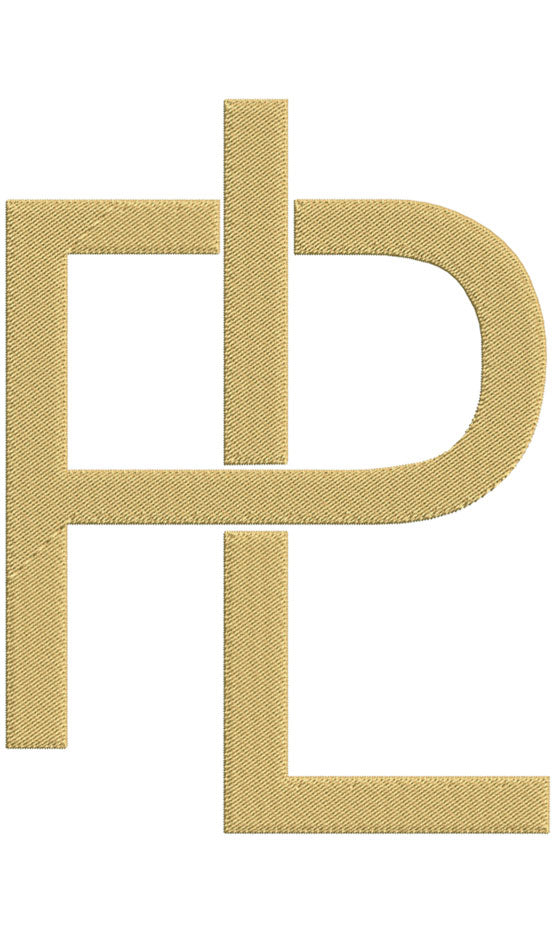 Monogram Block LP for Embroidery