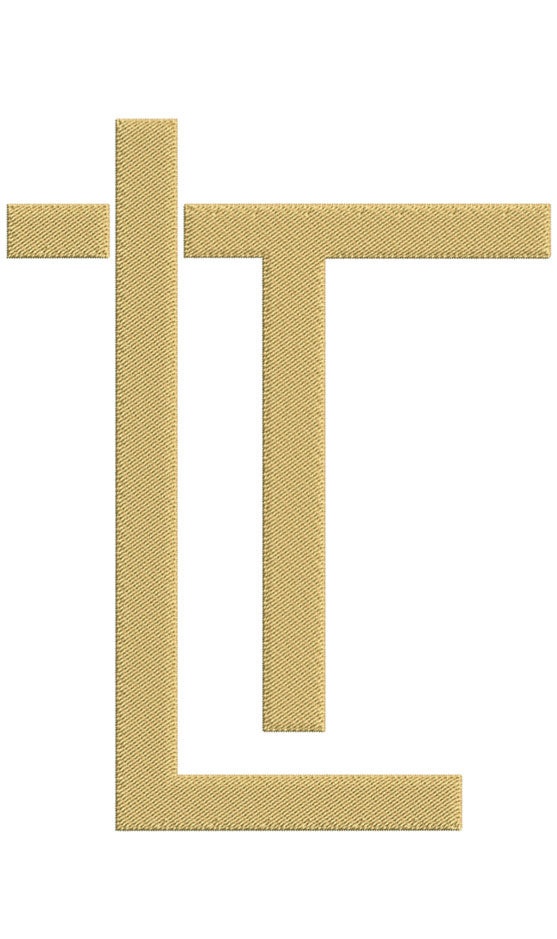 Monogram Block LT for Embroidery