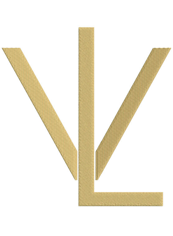 Monogram Block LV for Embroidery